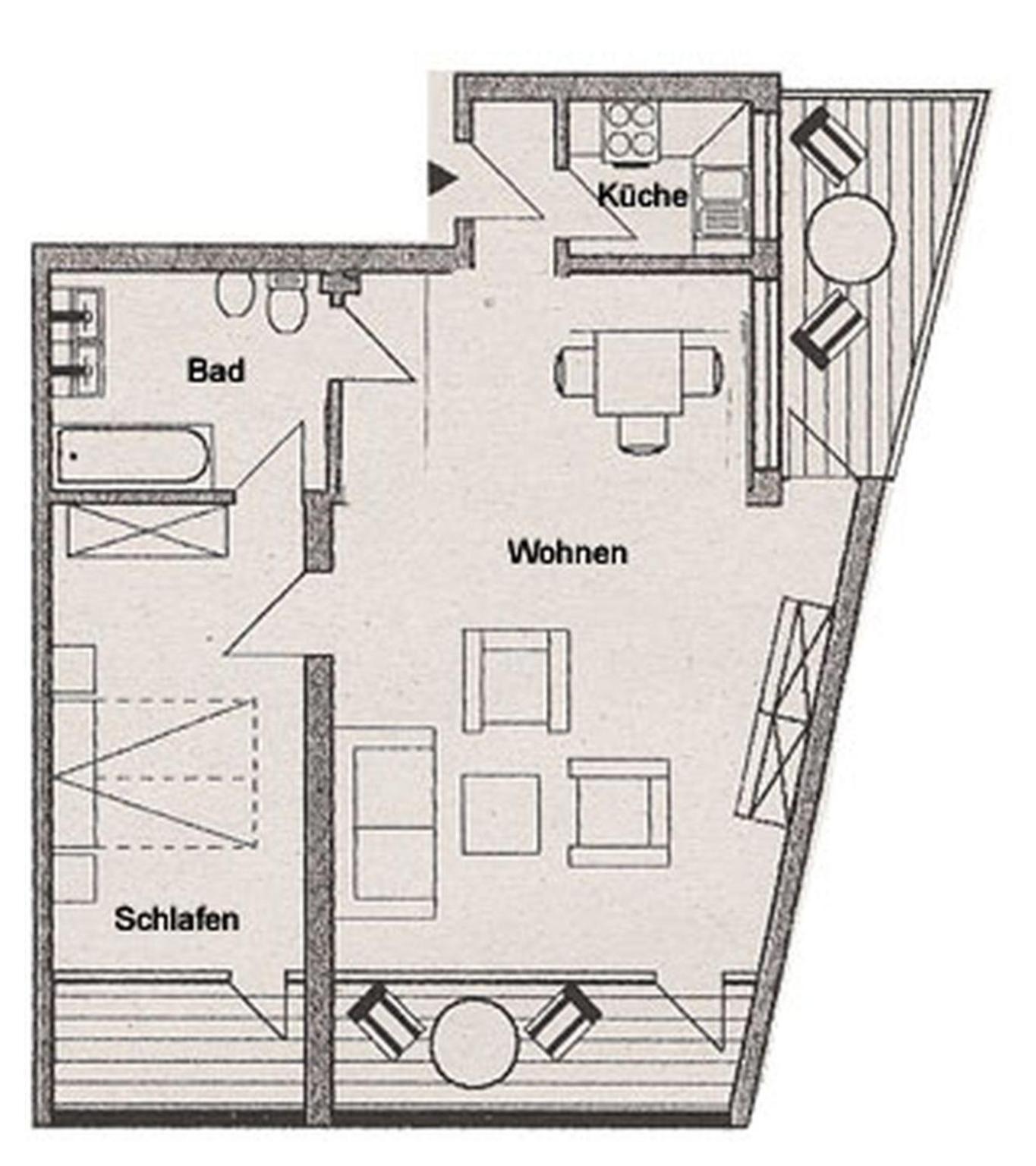 Apartment 3-22, Haus Sylter Welle Mit 3 Balkonen, Seeblick, Wlan Westerland